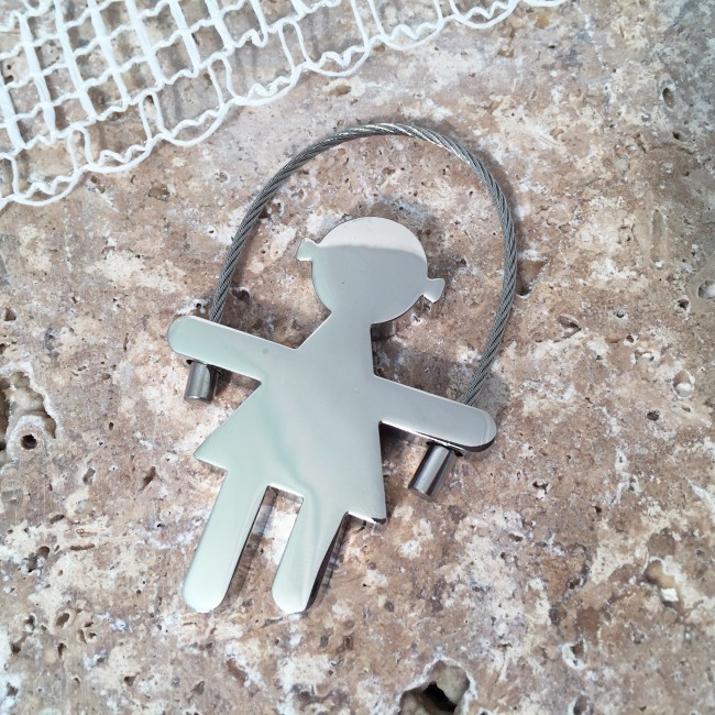 Promotional Girl Cable Keyring