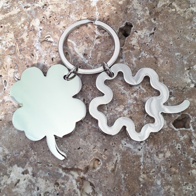 Promotional Four Leaf Clover Keyring