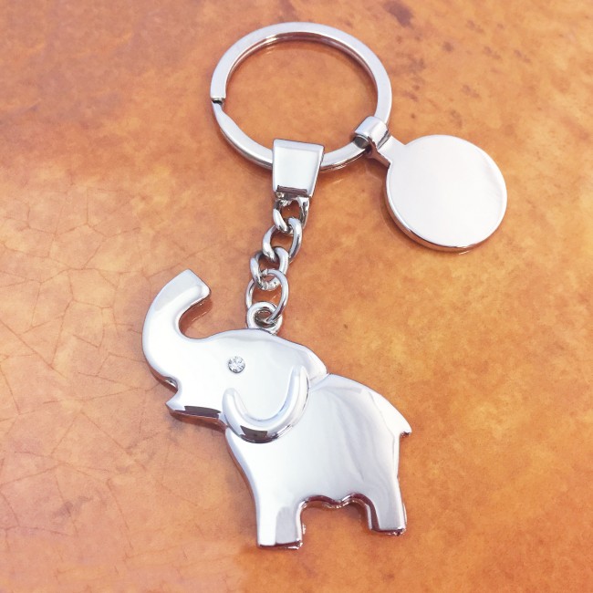 Promotional Elephant Keyring