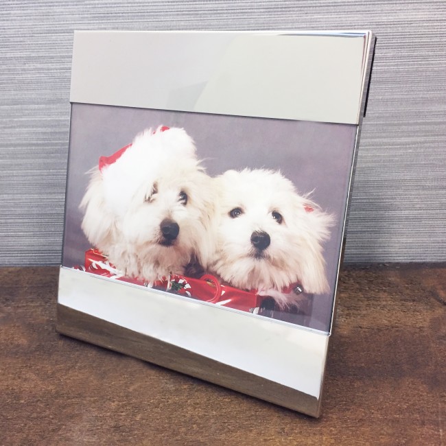 Promotional Stripe Photo frame , Shiny - 13x9