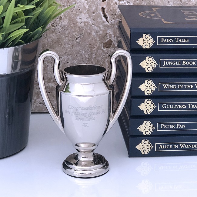 Promotional Silver finished Trophy Award - Large