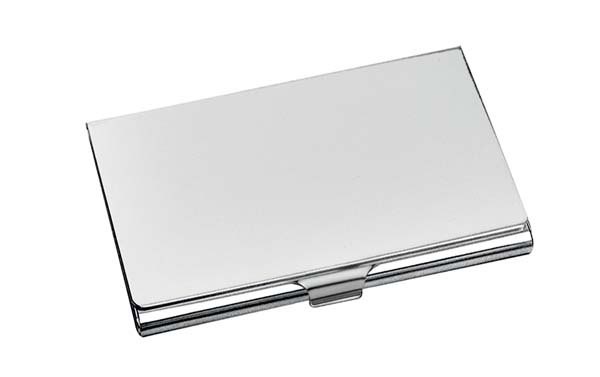 Promotional Classic Business Card Case - Chrome Plated