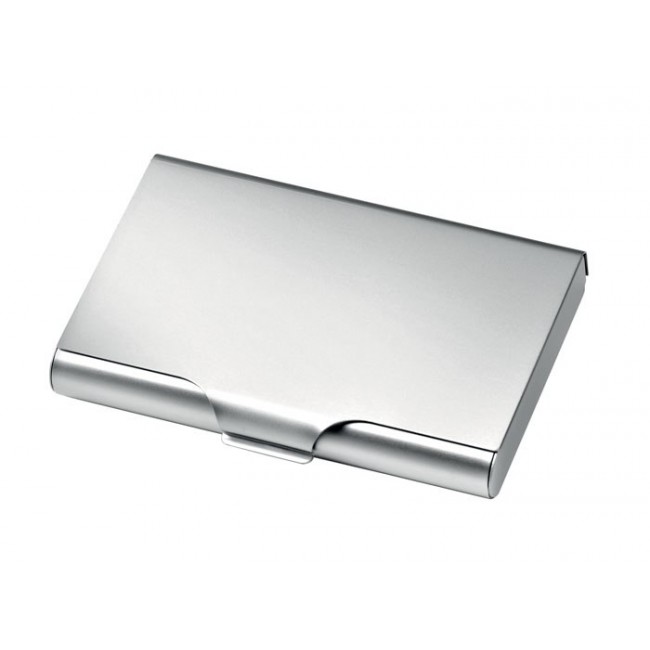 Promotional Jumbo Business Card Case - Aluminium