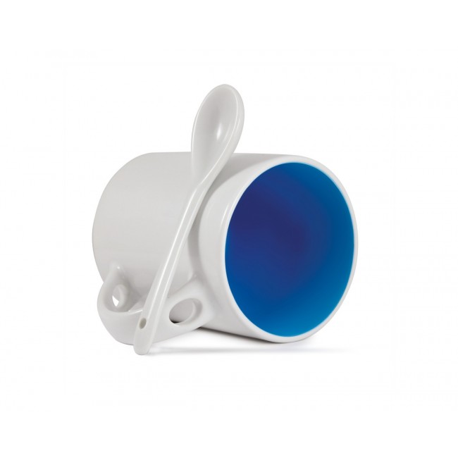 Promotional Spoon Inner ColourCoat Mug