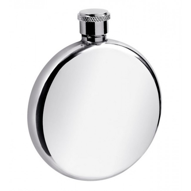 Promotional Disco Round 3oz Flask