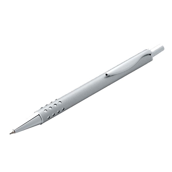 Promotional Dot Ballpoint Pen - Matt Finish - in Cube Aluminium Box