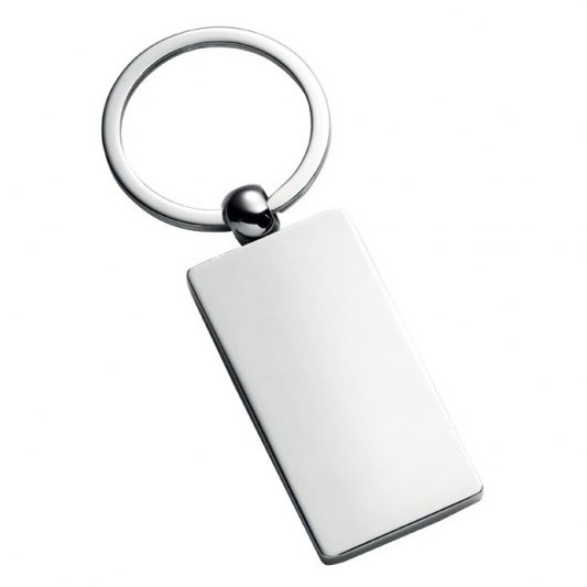 Promotional Rectangular Keyring with Toggle Fitting