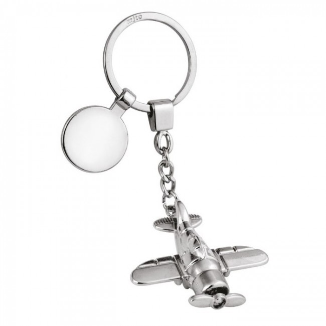 Promotional Plane with Propeller Keyring