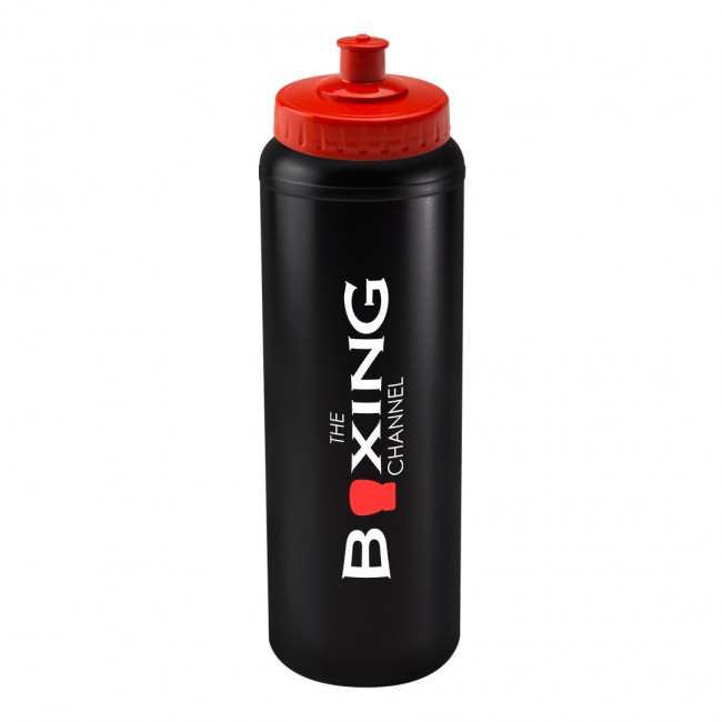 Promotional Sports Bottle 1L Black