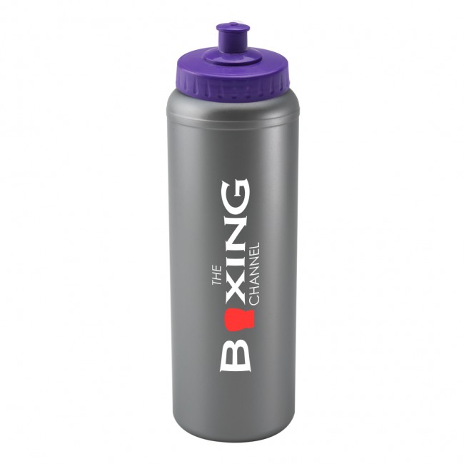 Promotional Sports Bottle 1L Silver