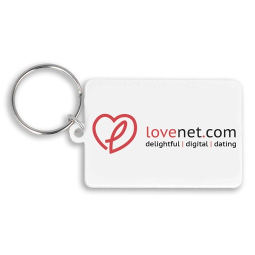 Promotional 55mm Rectangular Keyring