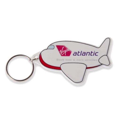 Promotional Plane Shaped  Keyring