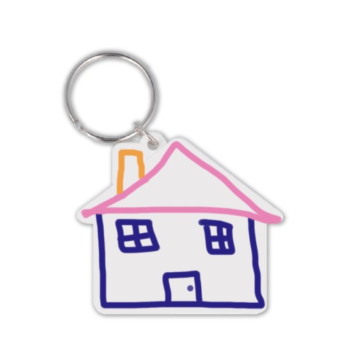 Promotional House Shaped  Keyring