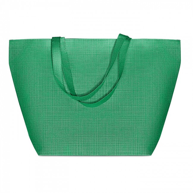 Promotional 2 tone non woven shopping bag