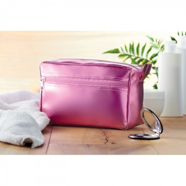 Promotional Cosmetic bag in shiny PVC - Image 2