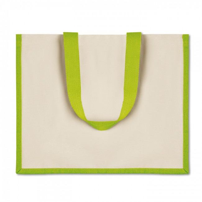 Promotional Jute & Canvas Shopping Bag - Image 1