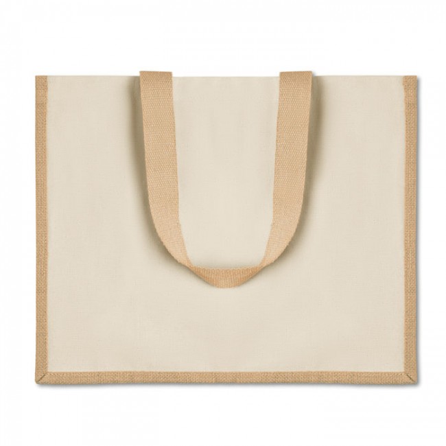 Promotional Jute & Canvas Shopping Bag - Image 3