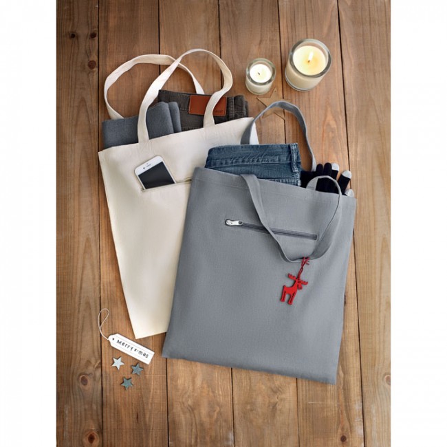 Promotional Shopping bag in canvas - Image 3