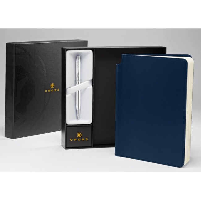 Promotional Medium Journal & Stratford Ball Pen Gift Set - Image 2