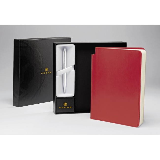 Promotional Medium Journal & Stratford Ball Pen Gift Set - Image 3