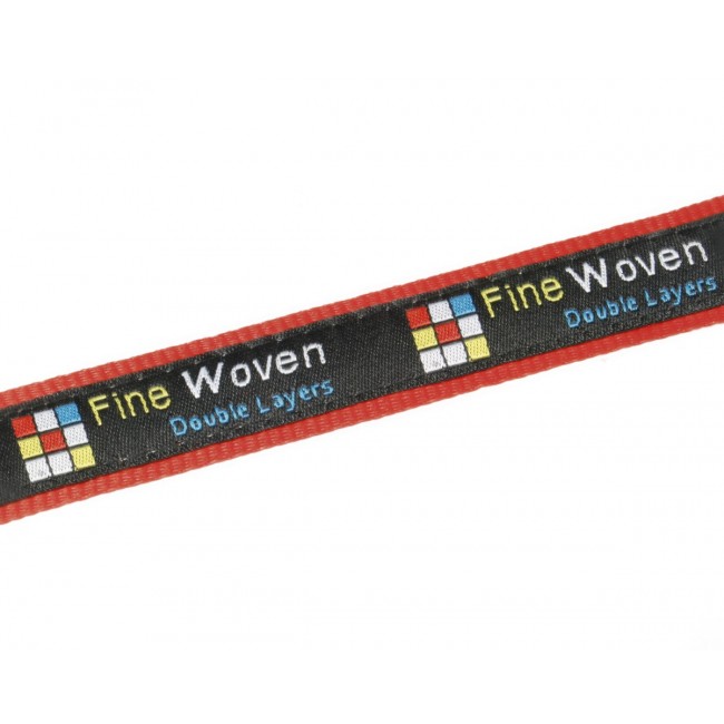 Promotional 20mm Fine Woven & Satin Lanyard