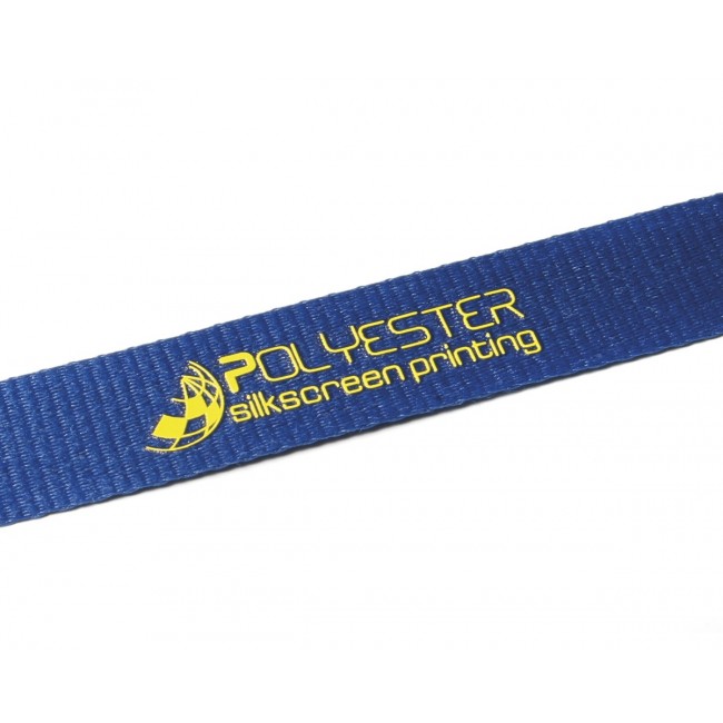 Promotional 20mm Flat Polyester Lanyard