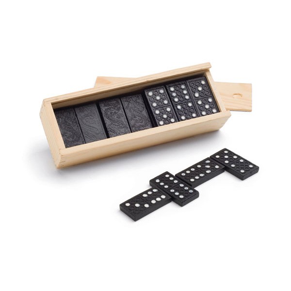 Promotional Dominoes Game In Wooden Box