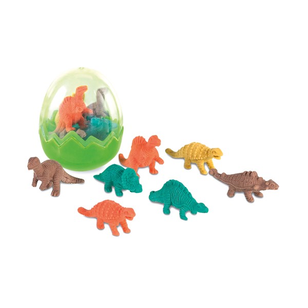 Promotional Dinosaur Rubber Set