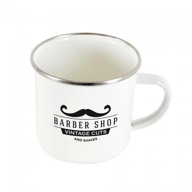 Promotional Camping Enamel Mug 350ml