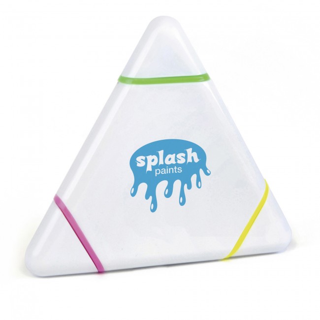 Promotional Triangle Branded Highlighter