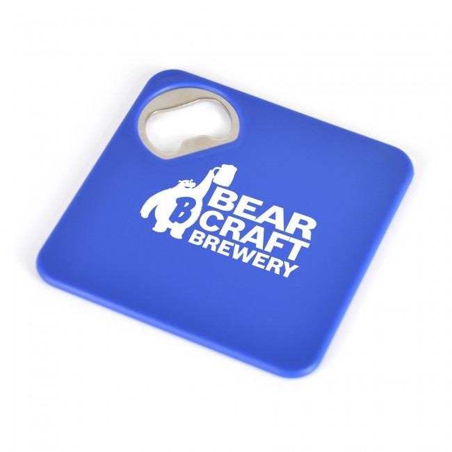 Promotional Coaster Bottle Opener - Image 1