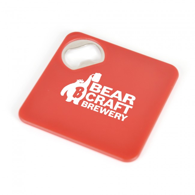 Promotional Coaster Bottle Opener - Image 2