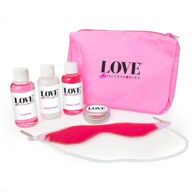 Promotional 6pc Pink Pamper Kit in a Pink Bag