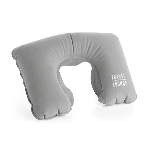 Promotional Grey Inflatable Neck Pillow