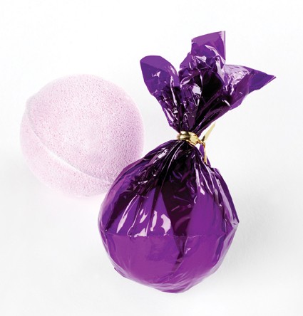 Promotional Purple Bath Bomb/Fizzer 62mm