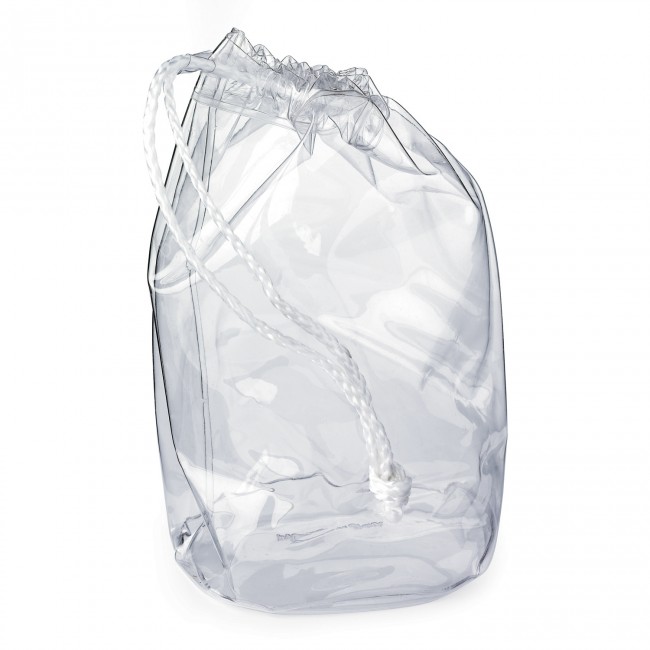 Promotional Clear Drawstring PVC Bag