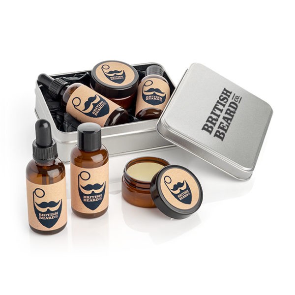 Promotional 3 Piece Beard Set in a Tin