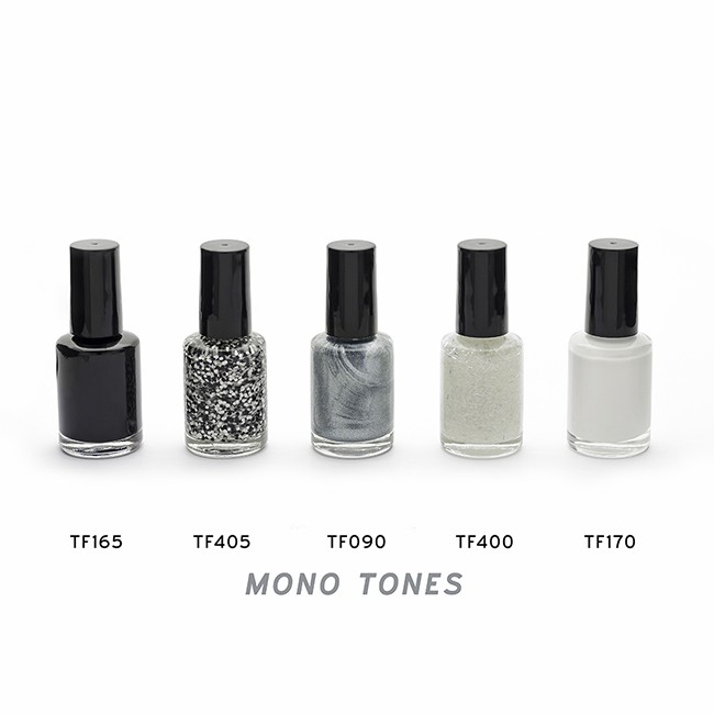 Promotional Black or White Nail Polish in a Bottle, 10ml