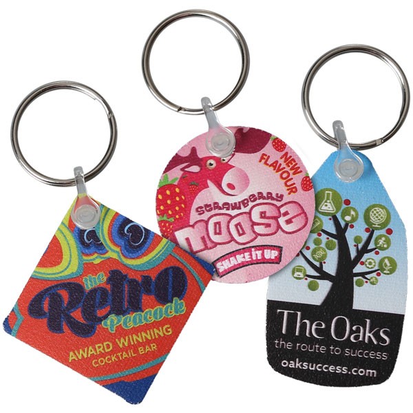 Promotional Foam-tuff Keyrings