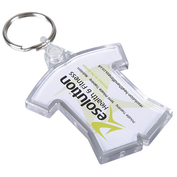 Promotional Acrylic Sports Kit Keyring