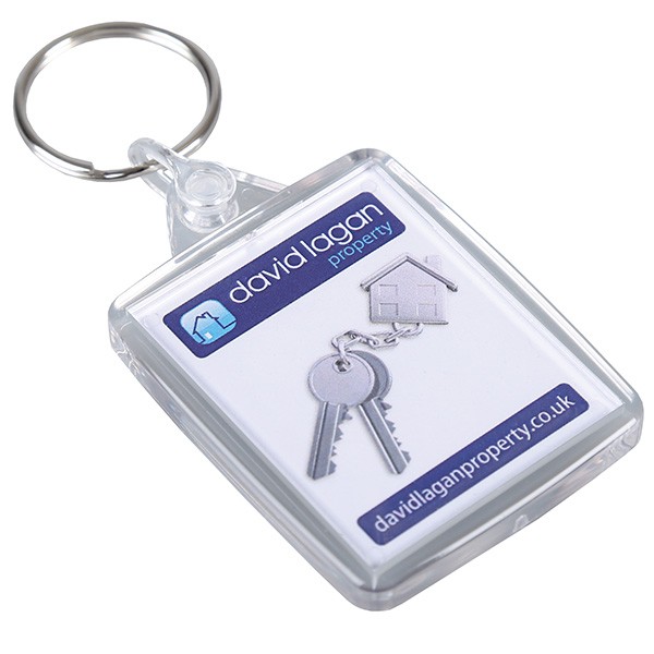 Promotional Acrylic Passport Keyring