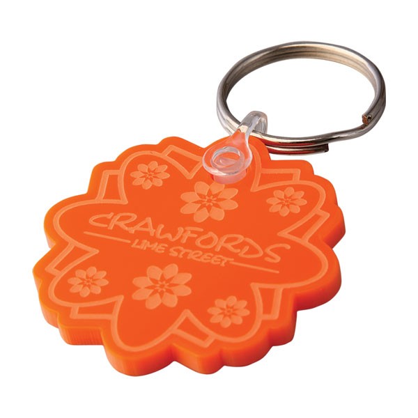 Promotional Embossed Acrylic Keyrings - Image 4