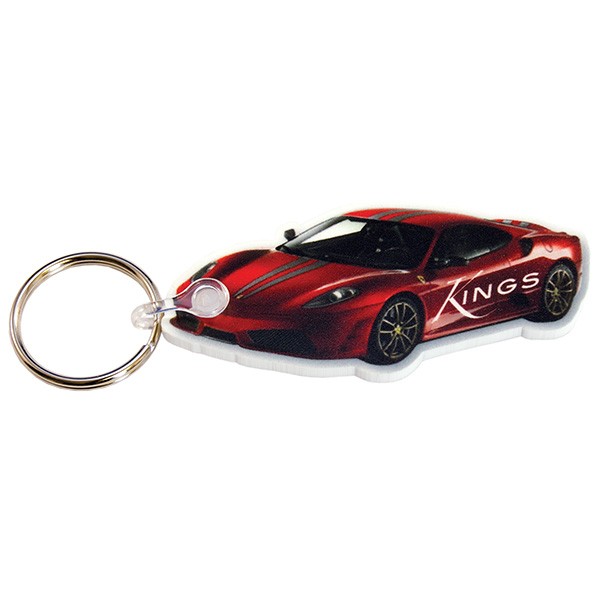 Promotional Printed Acrylic Keyring - Image 1