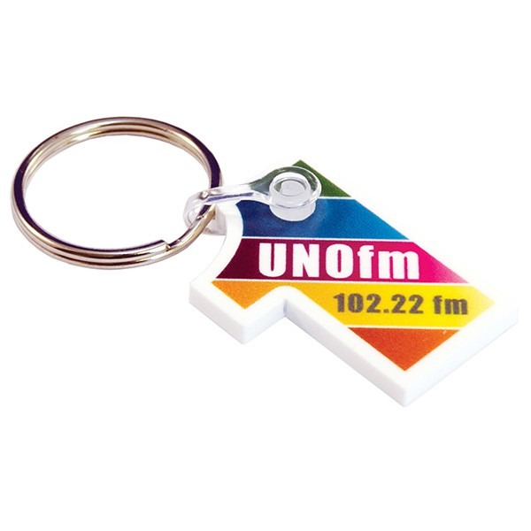 Promotional Printed Acrylic Keyring - Image 2