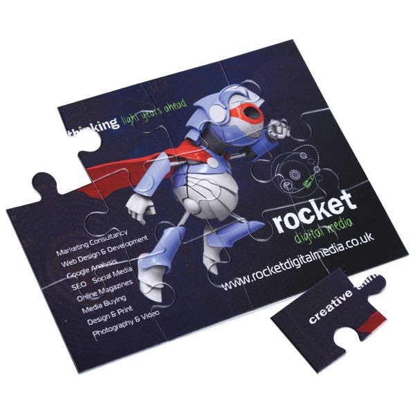 Promotional A6 Sized 12 Piece Jigsaw