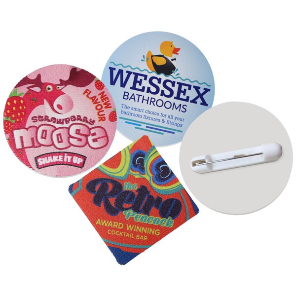 Promotional Foam-tuff Badges