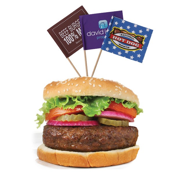 Promotional Food Pick Flags