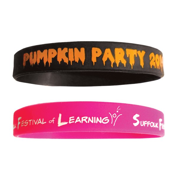 Printed silicone deals wristbands