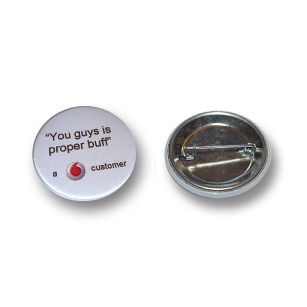 Promotional 32mm Button Badge