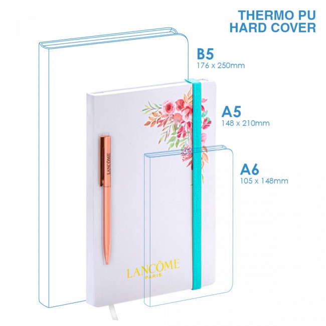 Promotional Medium Notebook PU Hard Cover - Image 1